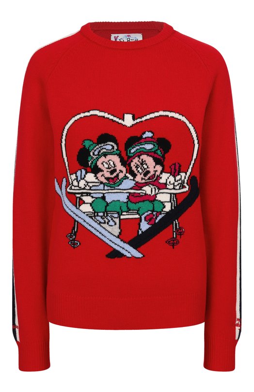 Свитер из шерсти и вискозы MC2 Saint Barth QUE0010-04155I/NEW QUEEN Красный QUE0010-04155I/NEW QUEEN