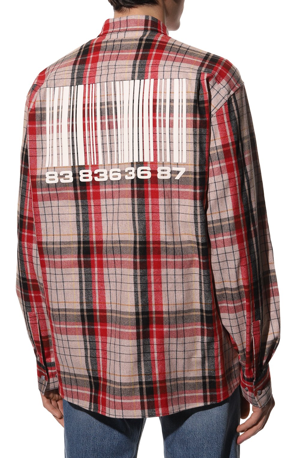 Рубашка из шерсти и хлопка VTMNTS, арт. VL14SH750S/5037, фото 4