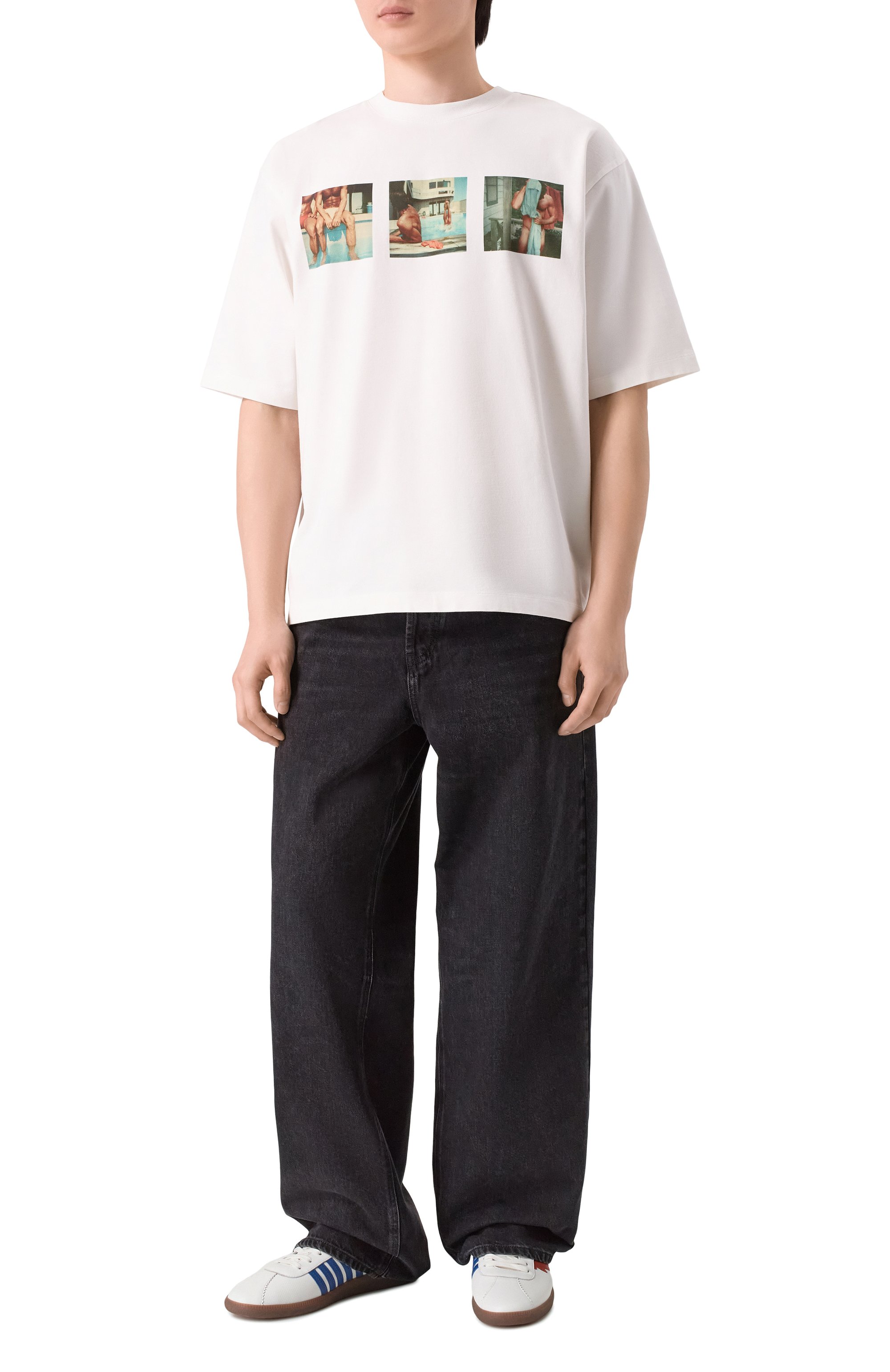 Кожаные кеды rebels DSQUARED2, арт. SNM0468/18908701, фото 2