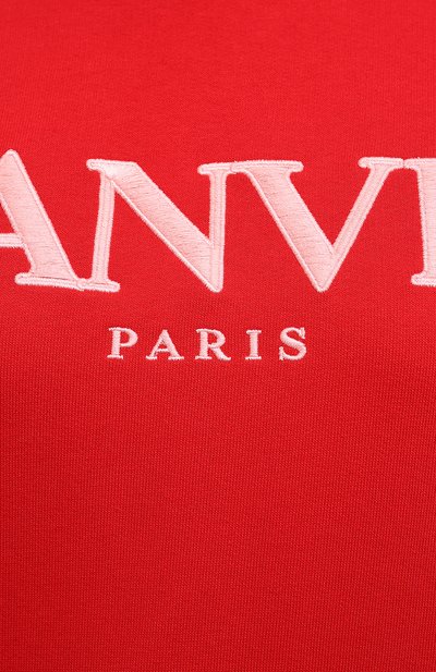 Хлопковое худи LANVIN, арт. RW-T0698J-JR32-H20, фото 5