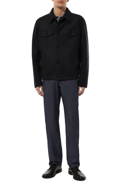 Мужские брюки из хлопка и льна ZILLI, арт. CP801BM0109VHST00