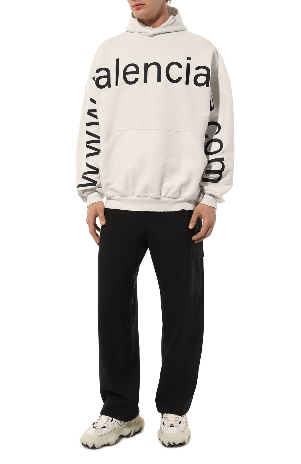 Хлопковое худи BALENCIAGA, арт. 739024/T0VN9, фото 2