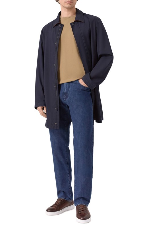 Хлопковая футболка BOSS 50452680 Бежевый  50452680 Фото 2