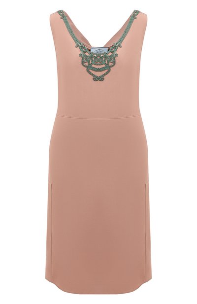 Женское платье с отделкой стразами PRADA, арт. P35B5R-1N58-F063L-172