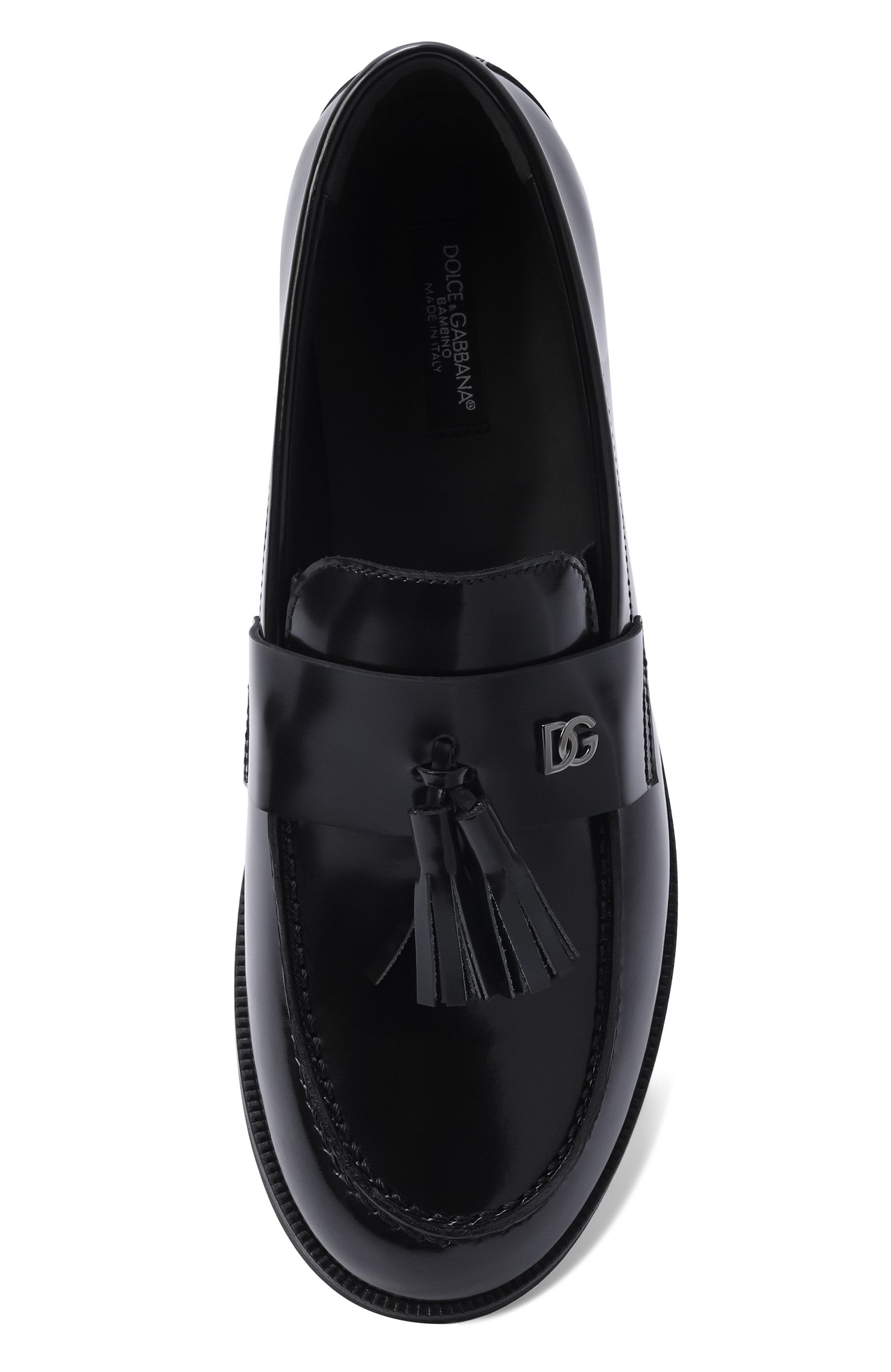 Кожаные лоферы DOLCE & GABBANA, арт. DA5363/A3L81_001, фото 4
