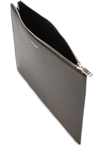 Кожаный чехол для ipad SAINT LAURENT хаки цвета по цене 59950 руб., арт. 397294/BTY0N, фото 3 Кожаный чехол для ipad SAINT LAURENT, арт. 397294/BTY0N, фото 3