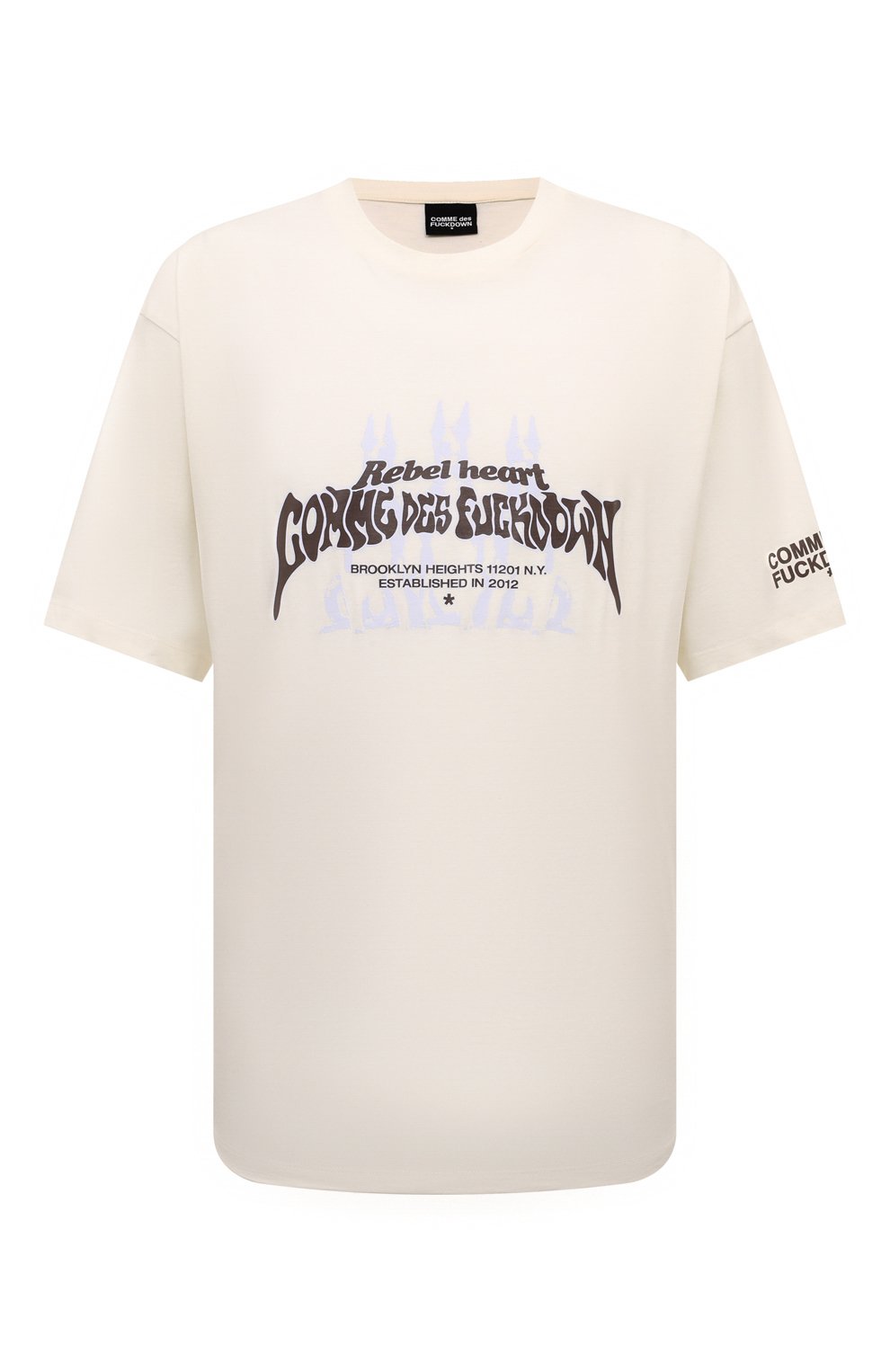 Хлопковая футболка COMME DES FUCKDOWN, арт. CFABM01387, фото 1