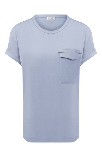 Женская хлопковая футболка BRUNELLO CUCINELLI, арт. M0045BR810