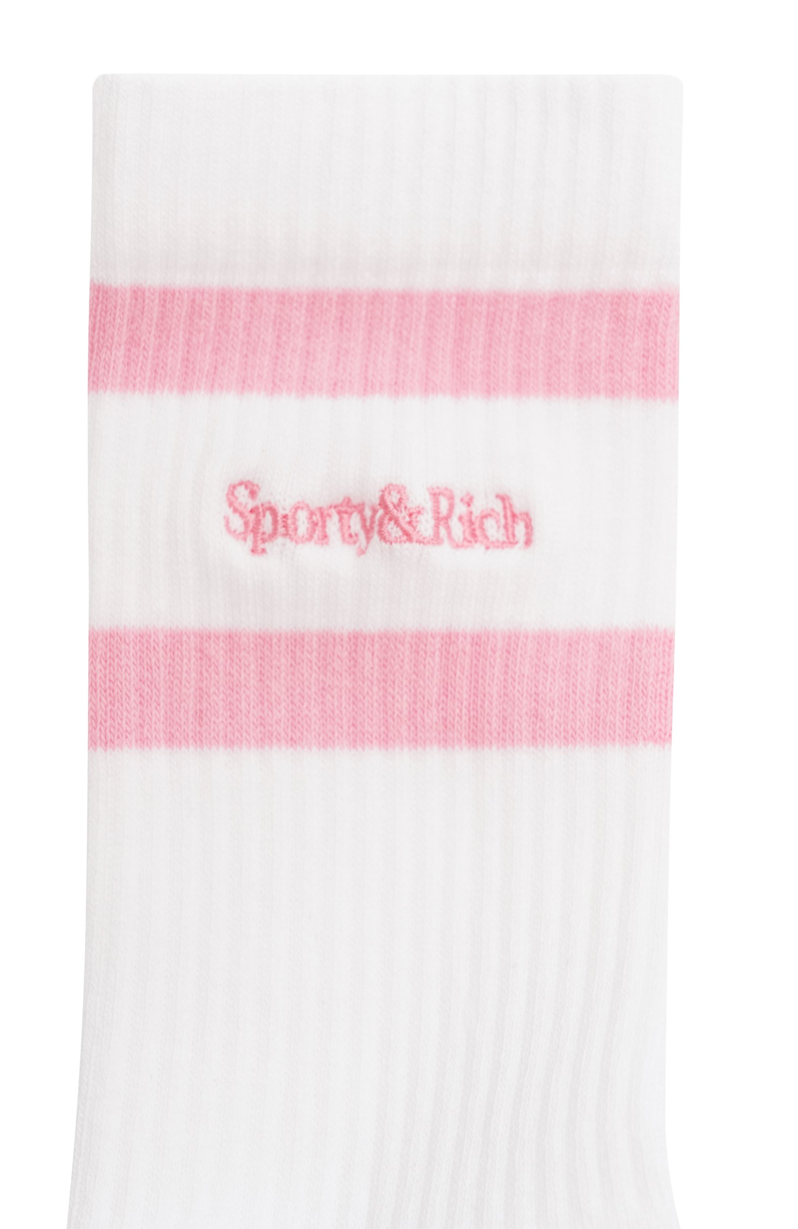 Хлопковые носки SPORTY AND RICH белого цвета по цене 5720 руб., арт. AC02673300WH83, фото 2 Хлопковые носки SPORTY AND RICH, арт. AC02673300WH83, фото 2