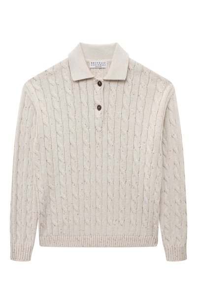 Хлопковый пуловер BRUNELLO CUCINELLI, арт. BDVM75905B