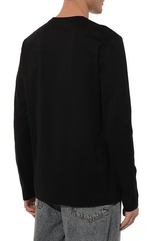 

Хлопковый лонгслив Dondup, Чёрный