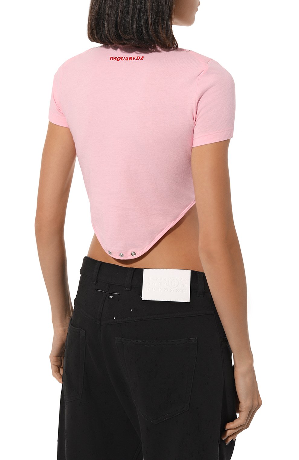 Хлопковая футболка DSQUARED2, арт. S72NC1055/S24615, фото 4