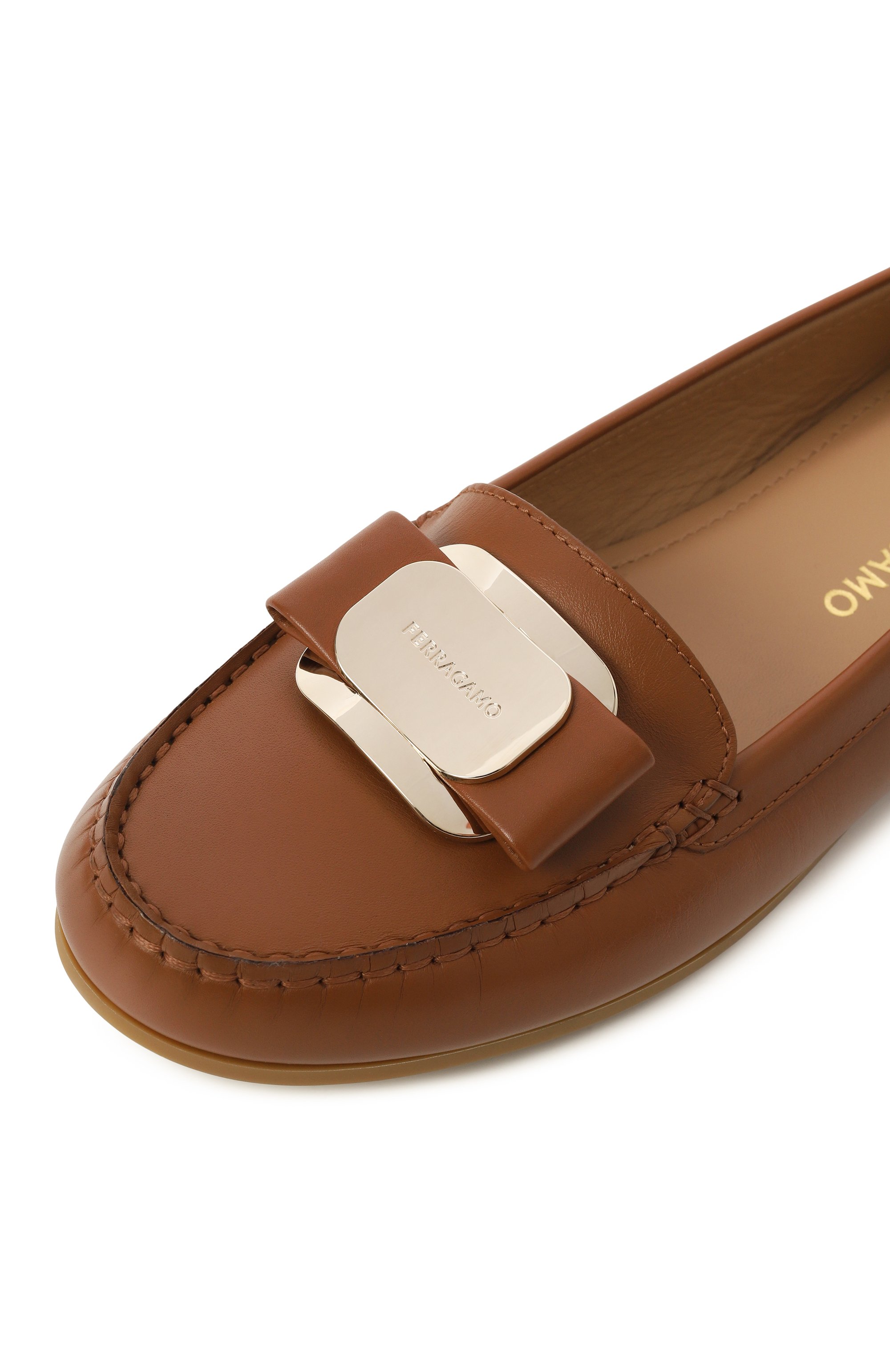 Кожаные лоферы new vara FERRAGAMO, арт. 01K066/782471, фото 7