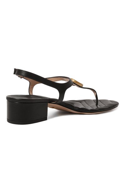 Кожаные босоножки double g GUCCI, арт. 674840 BKO00, фото 5