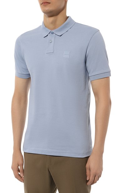 Хлопковое поло BOSS ORANGE, арт. 50507803, фото 3