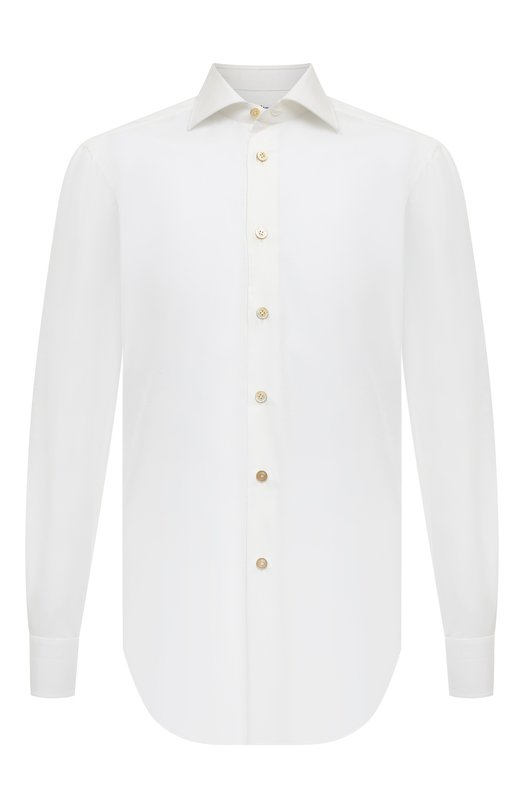 Хлопковая сорочка Kiton UCID/H003707 Белый UCID/H003707