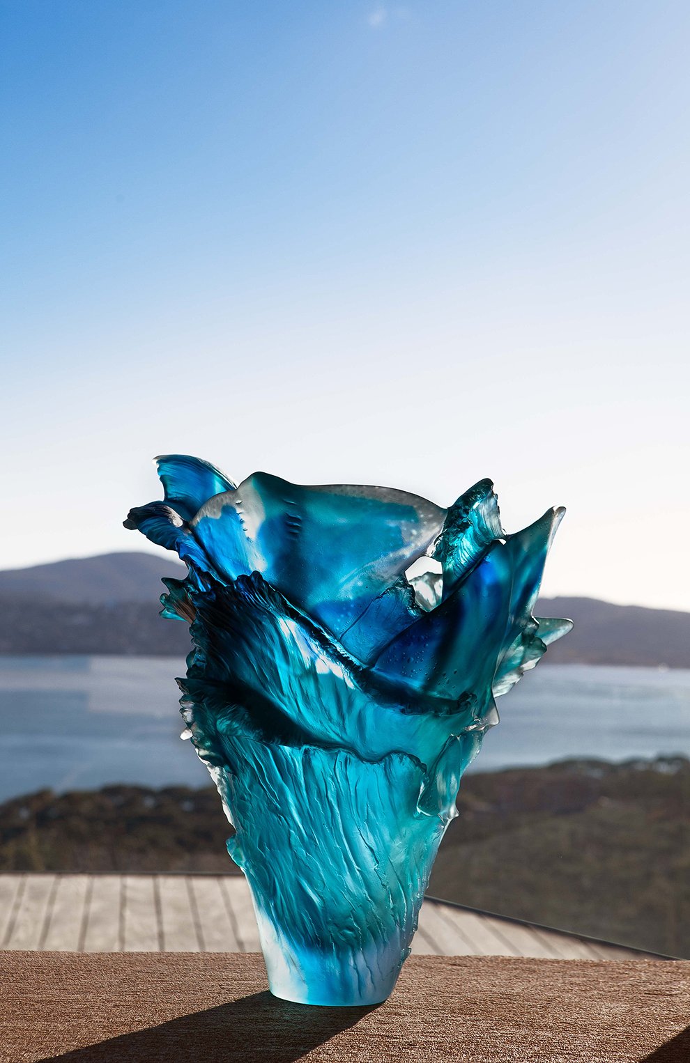 Ваза rays DAUM бирюзового цвета по цене 3960000 руб., арт. 05821, фото 3 Ваза rays DAUM, арт. 05821, фото 3
