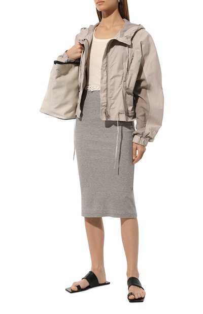 Майка HELMUT LANG кремового цвета по цене 19950 руб., арт. 001HW521, фото 2 Майка HELMUT LANG, арт. 001HW521, фото 2