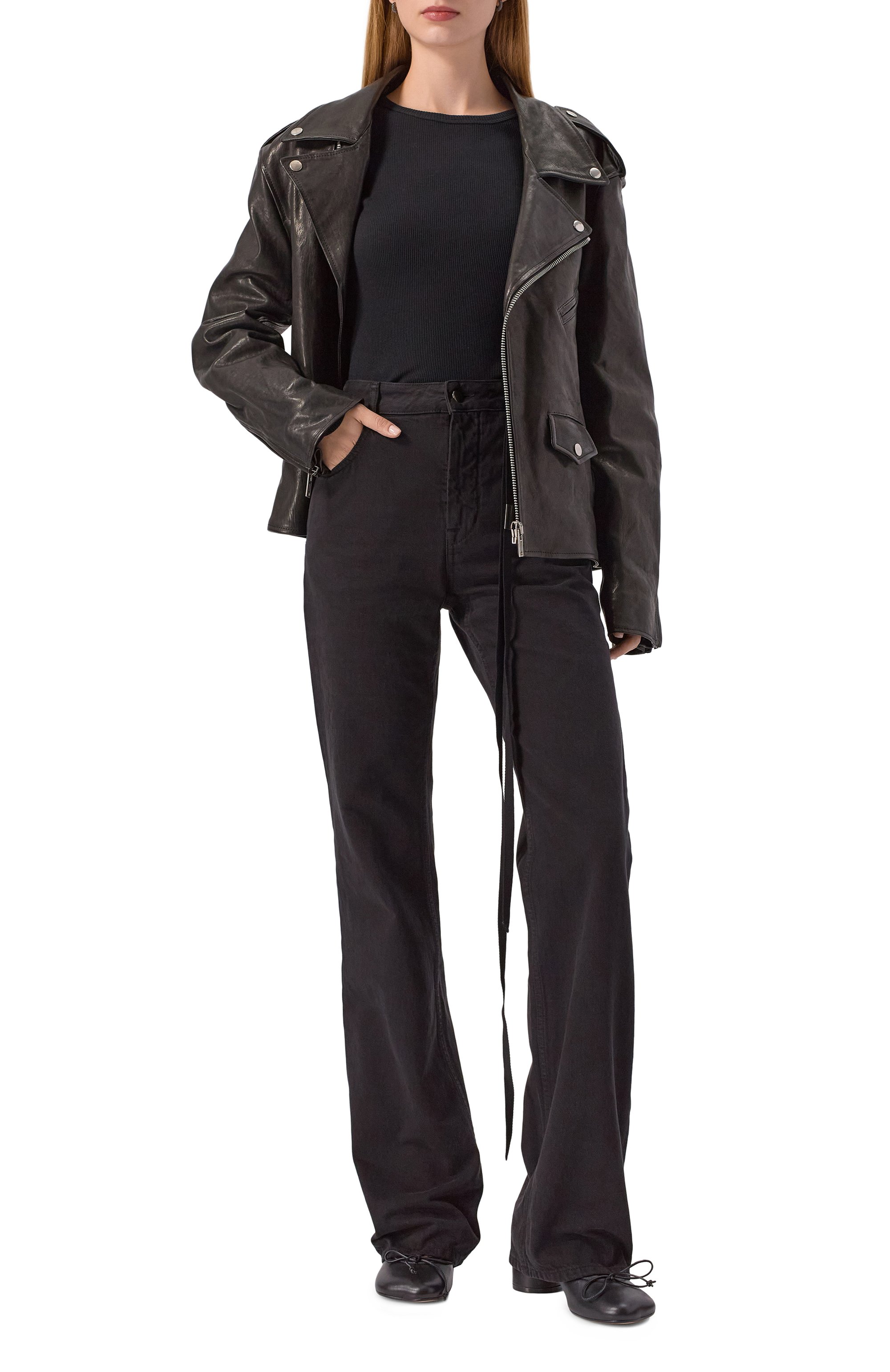 Хлопковый лонгслив ANN DEMEULEMEESTER, арт. B0011488/FA659, фото 2