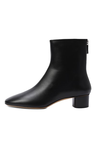 Кожаные ботильоны LE MONDE BERYL, арт. CAR-LEA-BLA, фото 4