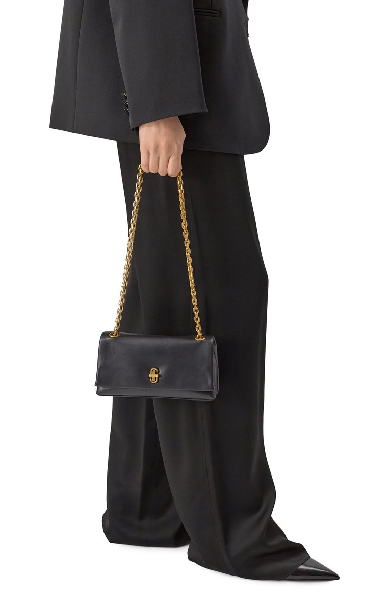 Женская сумка the dual mini MARC JACOBS (THE) черного цвета, арт. 2R4SMN003S02 | Фото 2 (Размер: mini; Материал: Натуральная кожа; Автоматизация состава: Проставлено; Автоматизация ТО: Проставлено)