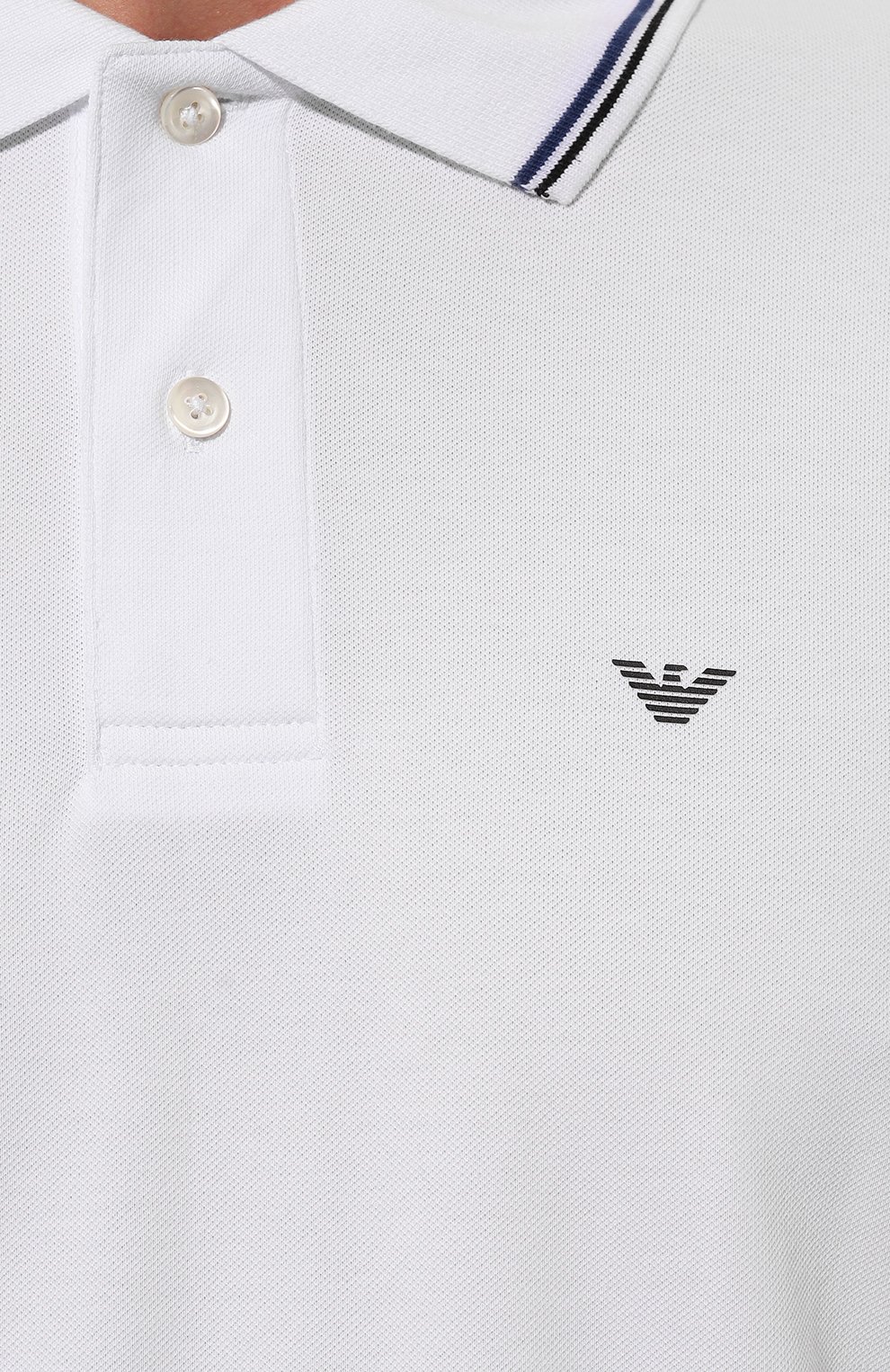 Хлопковое поло EMPORIO ARMANI, арт. 8N1FB3/1JPTZ, фото 5