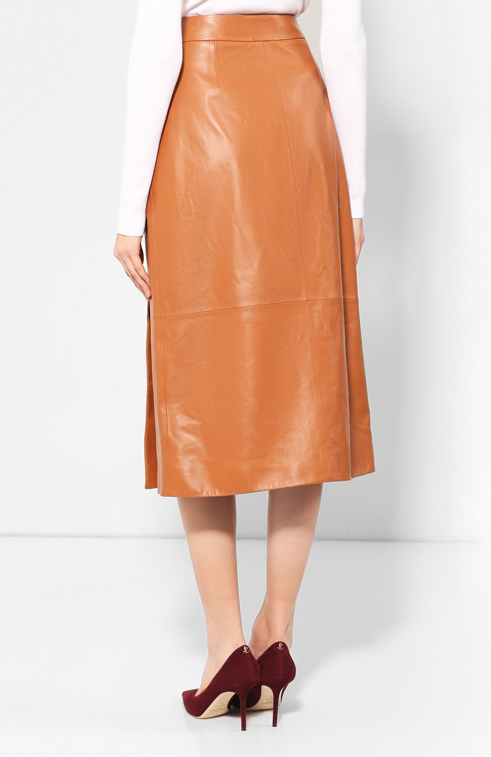 Кожаная юбка LORO PIANA, арт. FAI8604, фото 4