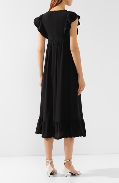 Шелковое платье REDVALENTINO, арт. SR3VAF60/23H, фото 4