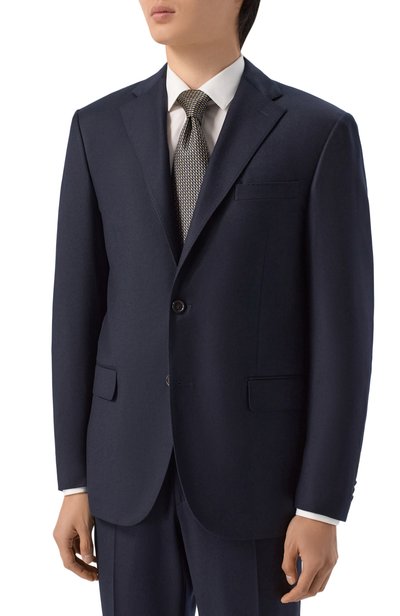 Шерстяной костюм CORNELIANI темно-синего цвета по цене 173000 руб., арт. 286008/2A18581_SET, фото 2 Шерстяной костюм CORNELIANI, арт. 286008/2A18581_SET, фото 2