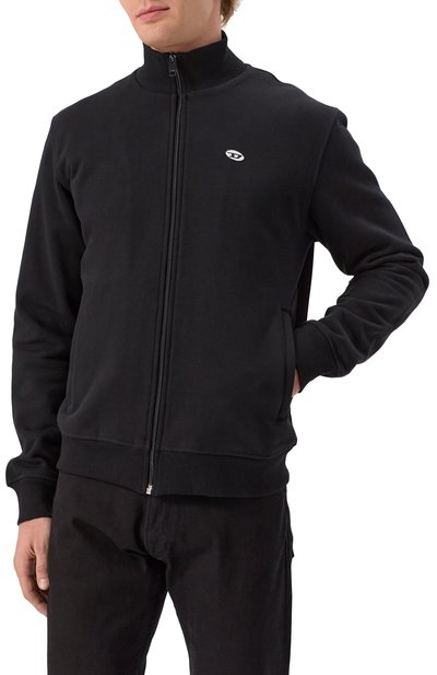 Хлопковая толстовка DIESEL, арт. A15095/0BKAF, фото 3