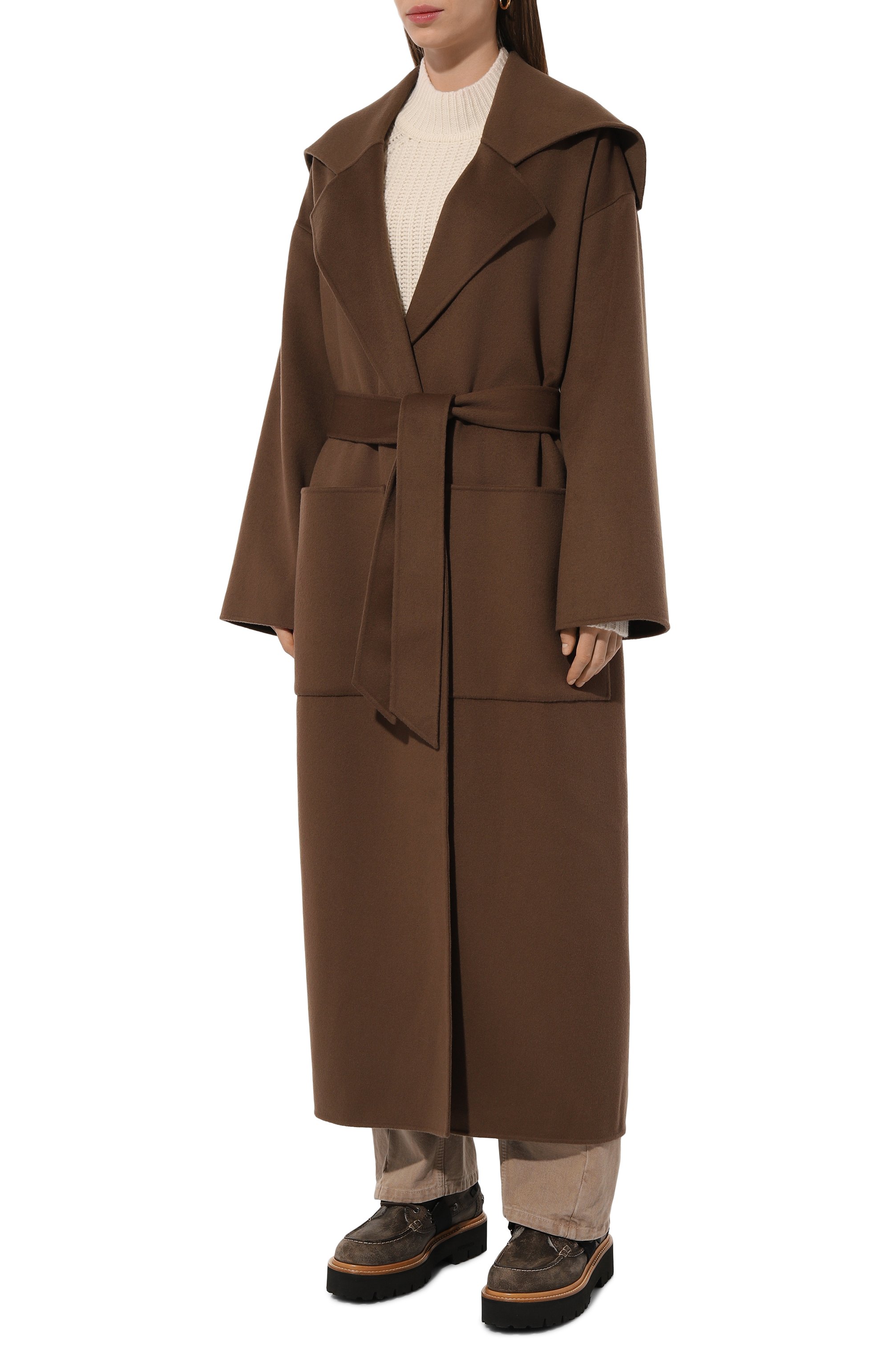 Пальто из шерсти и шелка NANUSHKA, арт. NW24FW0W36378, фото 3