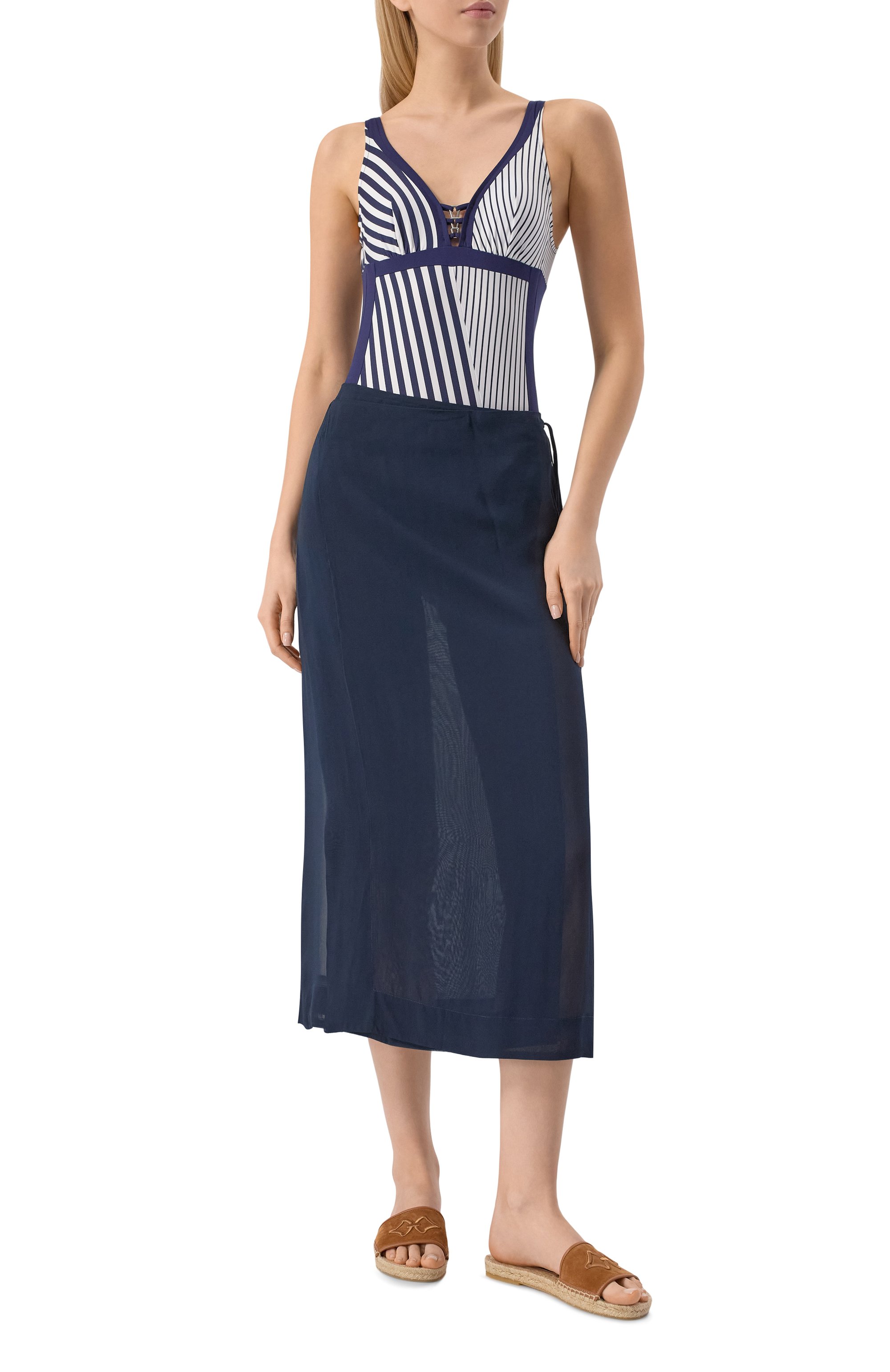 Замшевые шлепанцы sea scale SERGIO ROSSI, арт. B12770/MAF442, фото 2