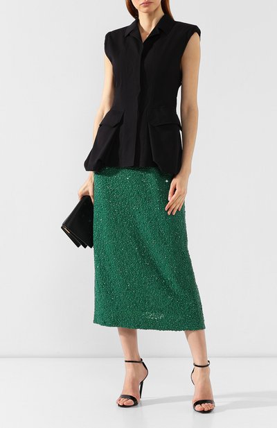 Жилет из смеси хлопка и шерсти DRIES VAN NOTEN, арт. 191-10421-7286, фото 2