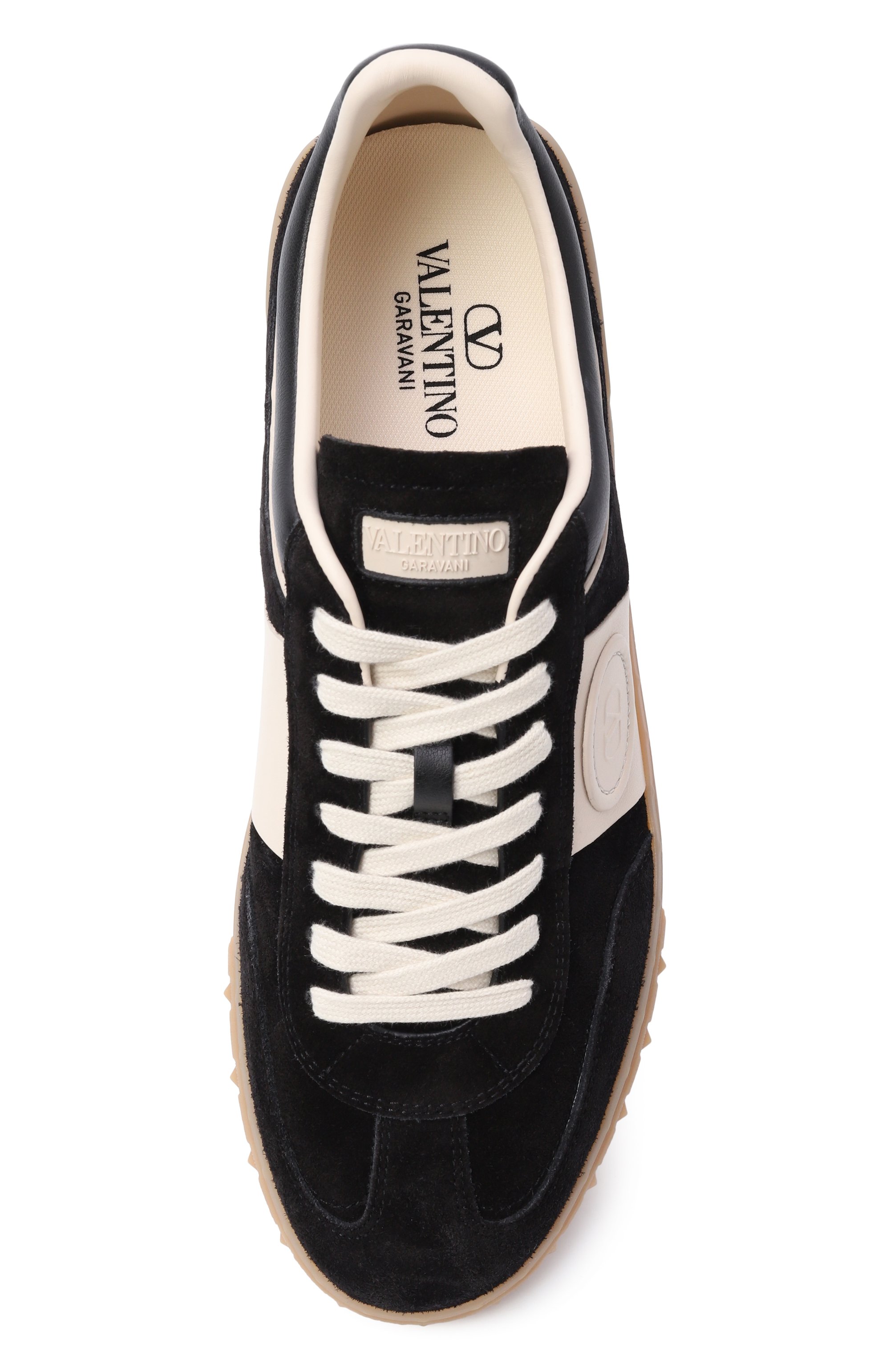 Замшевые кеды upvillage VALENTINO черного цвета по цене 85600 руб., арт. 8Y2S0H77/LAL, фото 6 Замшевые кеды upvillage VALENTINO, арт. 8Y2S0H77/LAL, фото 6