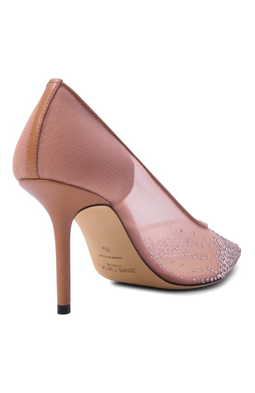 Комбинированные туфли Love 85 Jimmy Choo L0VE85NYT Розовый  L0VE85NYT Фото 5