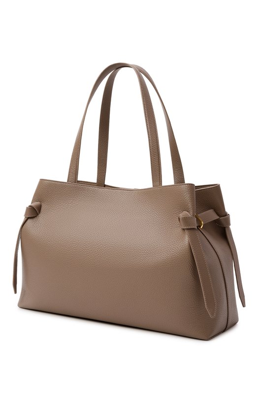 Сумка-тоут Gyoza Yuzefi GY0ZA T0TE/PEBBLE GRAIN LEATHER Бежевый  GY0ZA T0TE/PEBBLE GRAIN LEATHER Фото 4