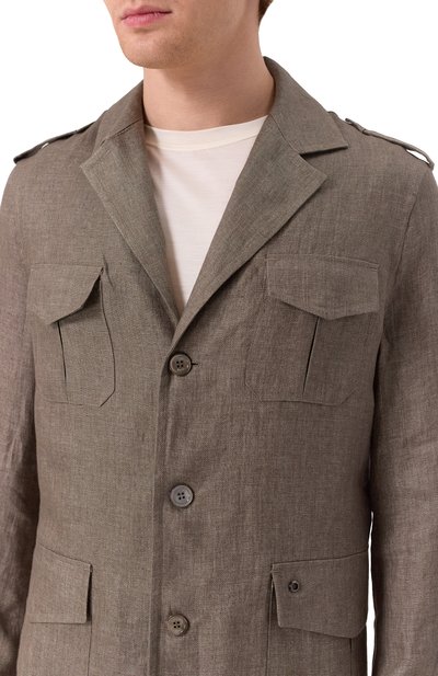 Льняная куртка STEFANO RICCI, арт. SP007710/BN2930, фото 5