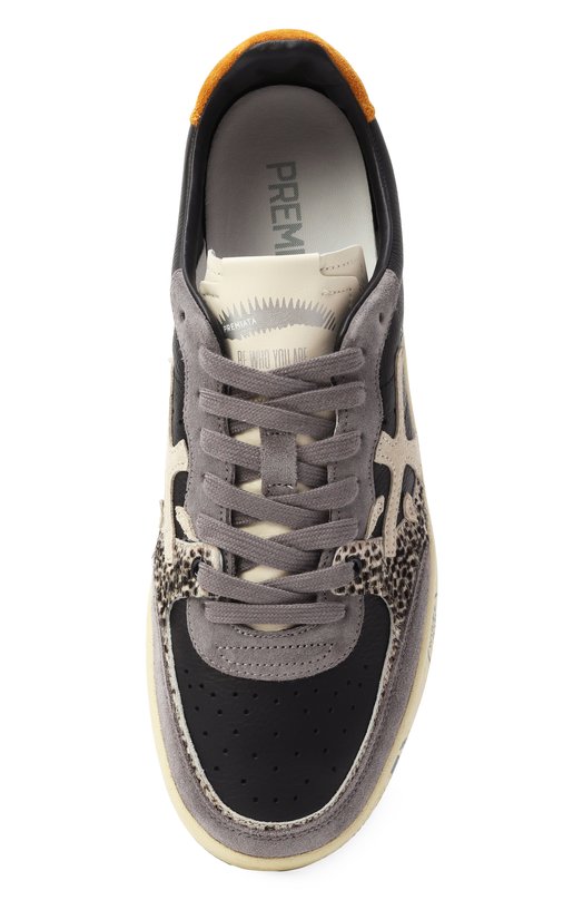 Кожаные кеды BSKT Clay Premiata BSKT CLAY/VAR 7624 Серый  BSKT CLAY/VAR 7624 Фото 6