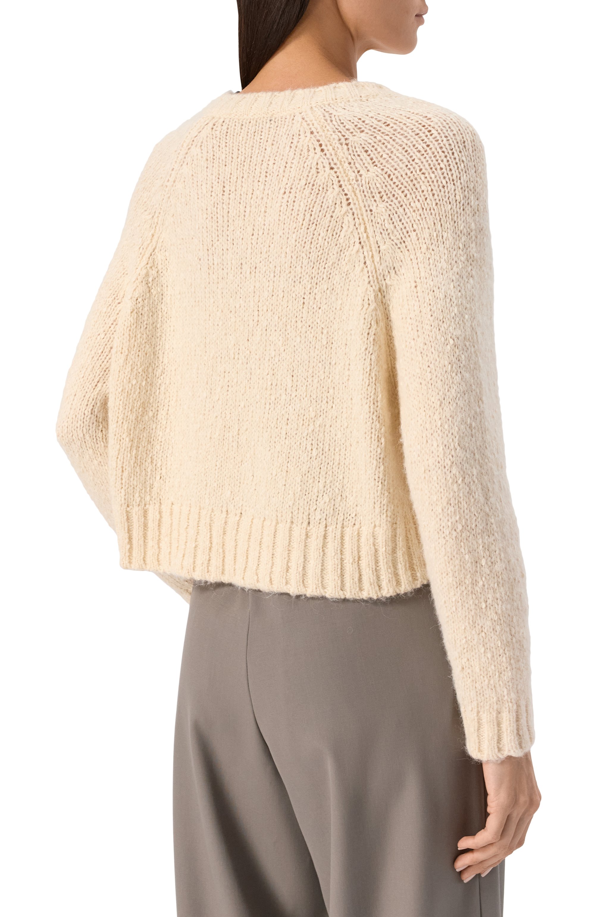 Свитер из хлопка и шерсти WEEKEND MAX MARA, арт. AL0A, фото 4