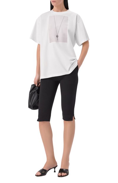 Хлопковая футболка MM6, арт. SH0GC0068/M20050, фото 3