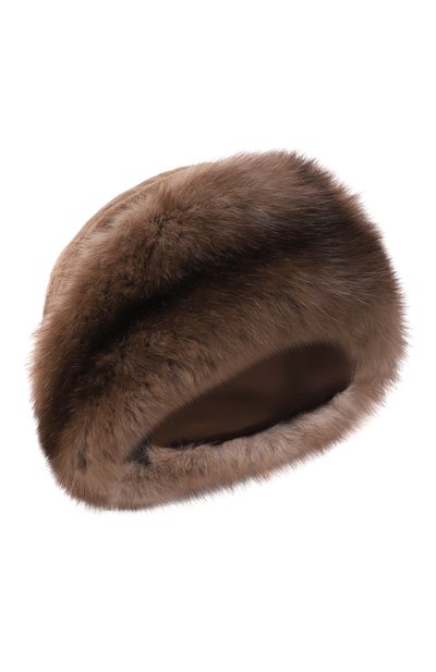 Женская шапка-кубанка из меха норки и соболя VICTORIA KUSENKOVA, арт. 060513605080