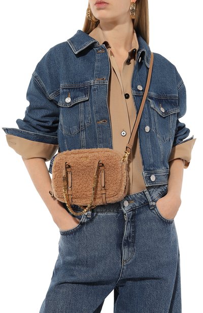 Сумка lettering mini MOSCHINO светло-коричневого цвета по цене 87550 руб., арт. A7370/8222, фото 2 Сумка lettering mini MOSCHINO, арт. A7370/8222, фото 2