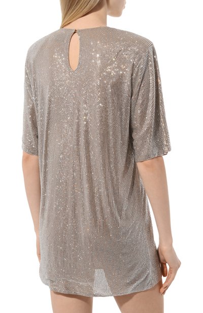 Платье с отделкой стразами GIUSEPPE DI MORABITO, арт. 02PSDR338FC 02212, фото 4