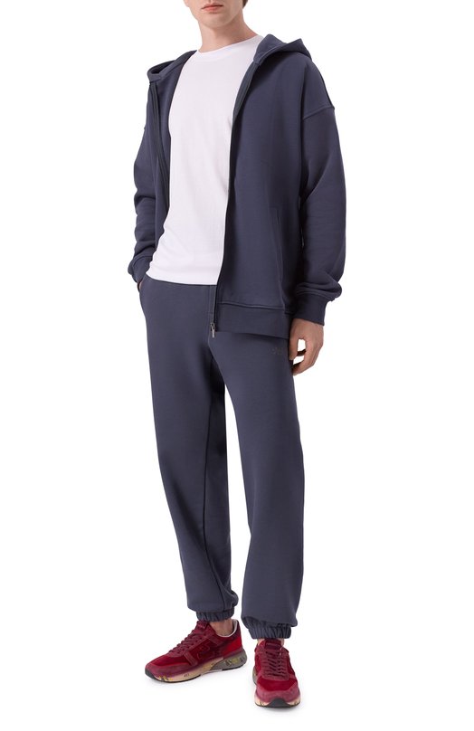 Замшевые кроссовки Mick Premiata MICK/VAR 7862 Бордовый  MICK/VAR 7862 Фото 2