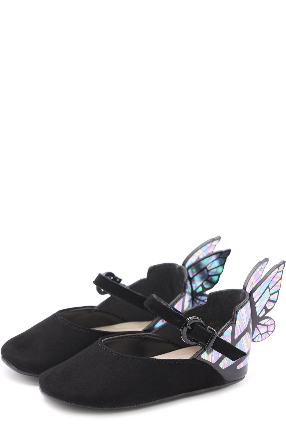 Замшевые туфли с аппликацией SOPHIA WEBSTER MINI, арт. MAW16015, фото 1