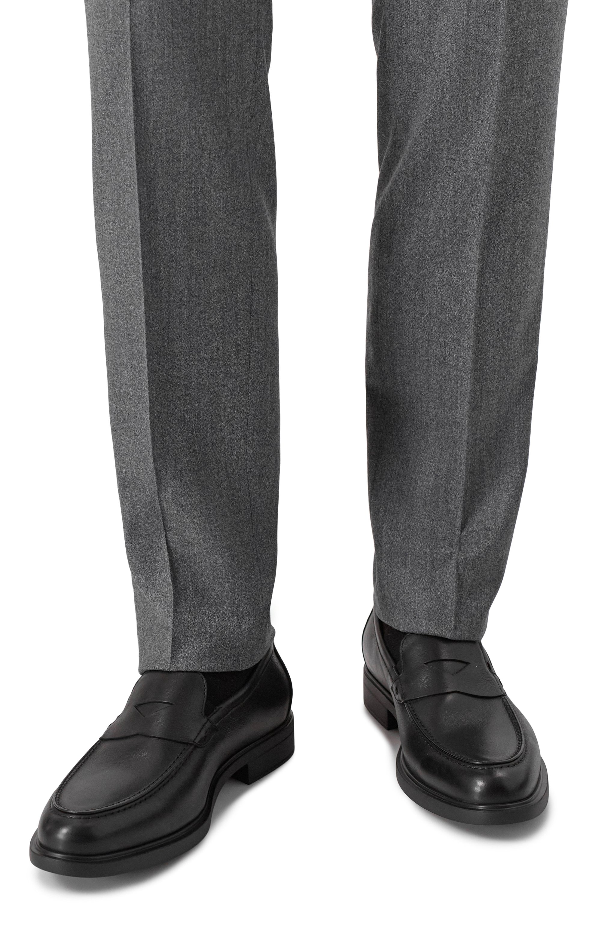 Кожаные пенни-лоферы DOUCAL'S, арт. DU3491MARCUF259N, фото 3