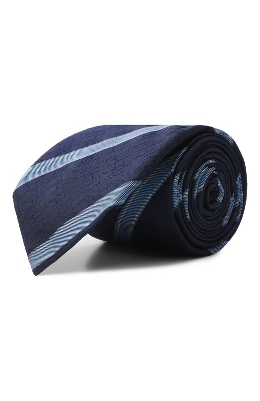 Шелковый галстук Zilli CRAV02M0600VER000 Синий CRAV02M0600VER000