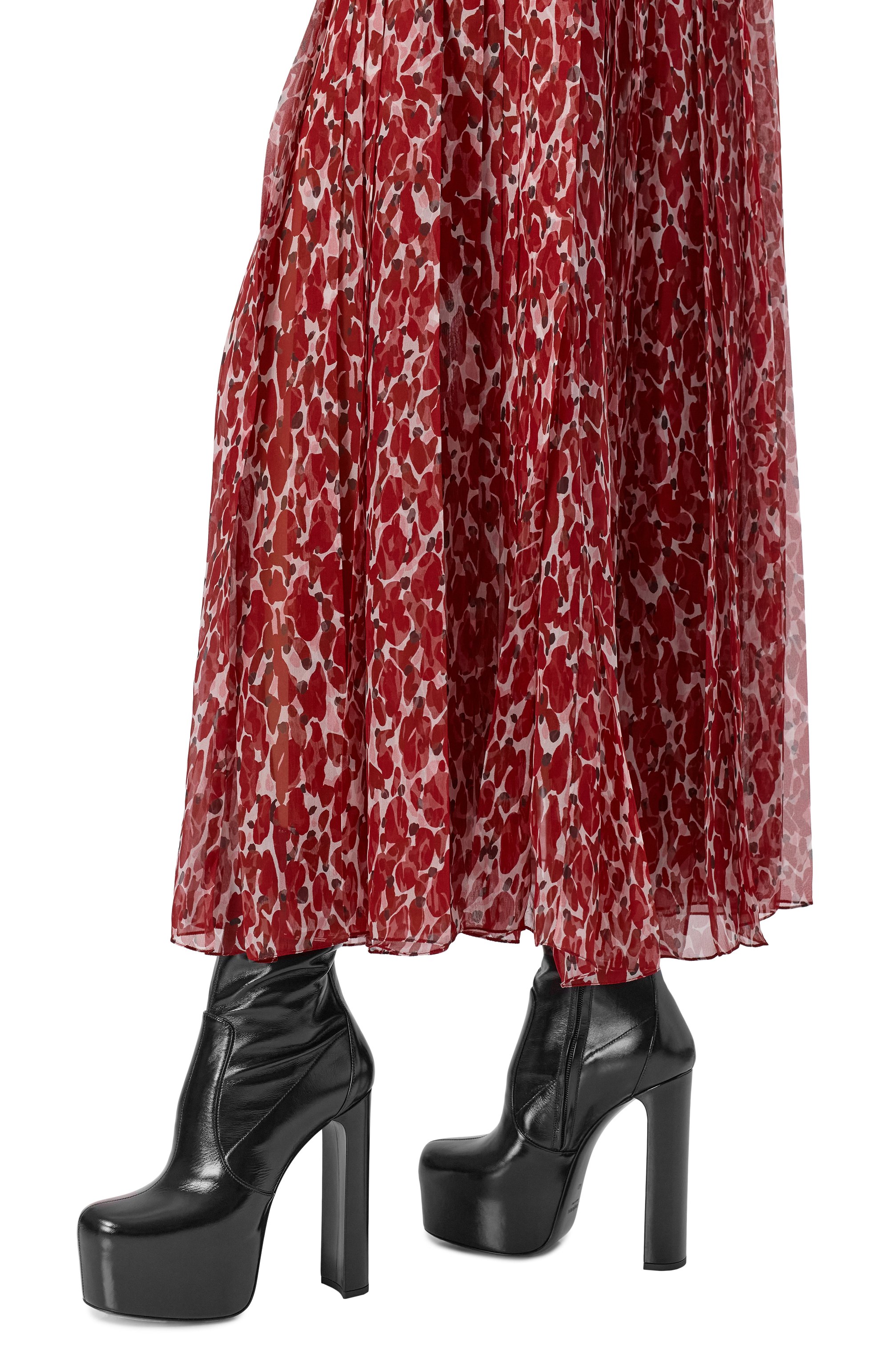 Кожаные ботильоны ornella SAINT LAURENT, арт. 840665/AAEHF, фото 2