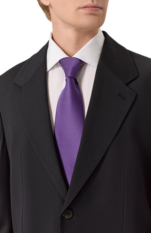 Шелковый галстук Stefano Ricci CXRSL/57500 Фиолетовый  CXRSL/57500 Фото 2