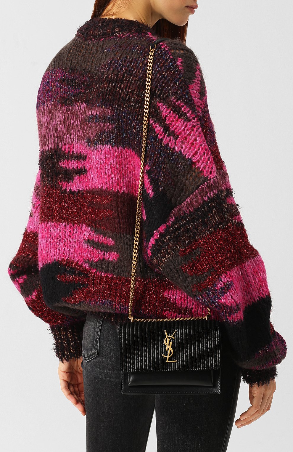 Сумка sunset small SAINT LAURENT, арт. 441972/9VY1W, фото 5